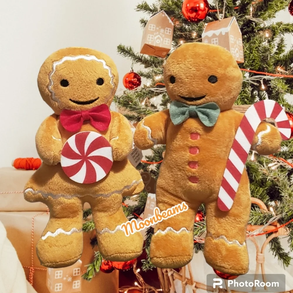 Target BP Gingerbread Man Woman Boy Girl Plush Set Christmas Decor